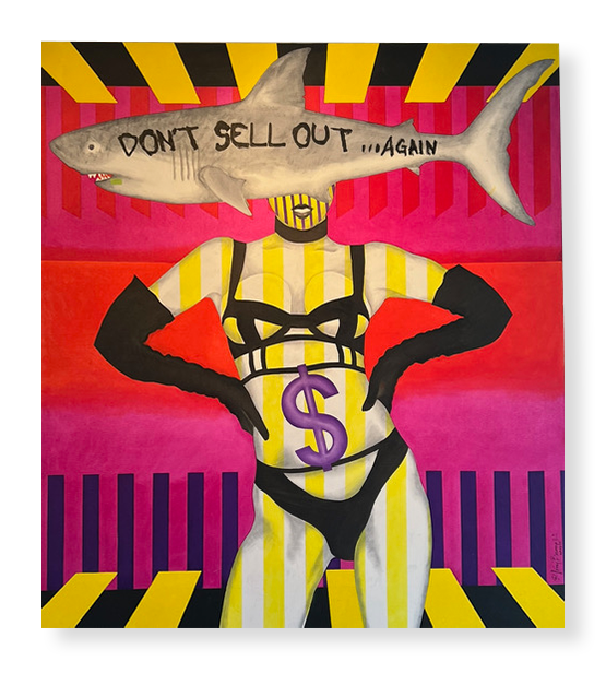 DON’T SELL OUT AGAIN painting by Tony Barone